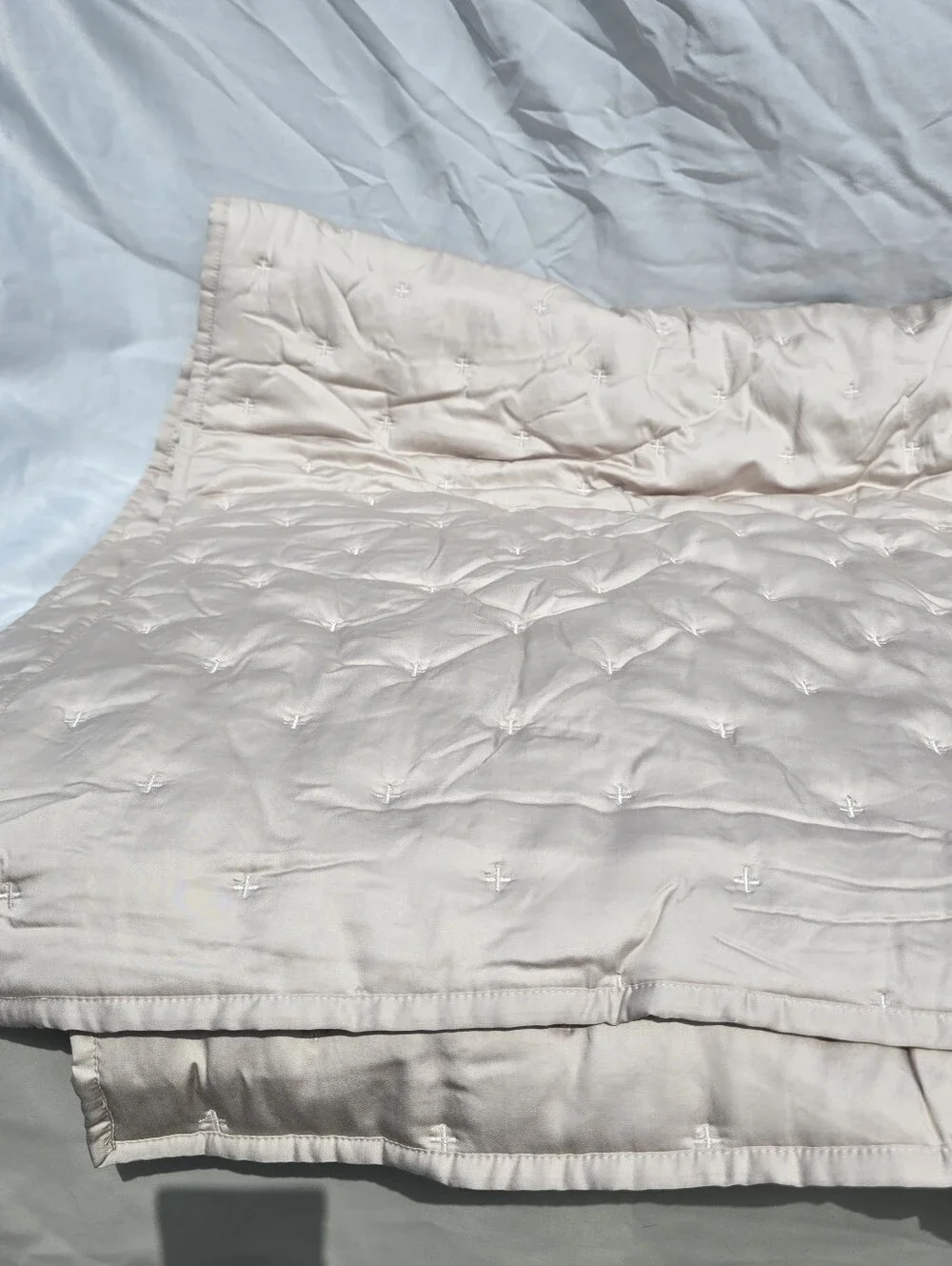 New Quince TWIN Organic bamboo Dream Quilt Sand